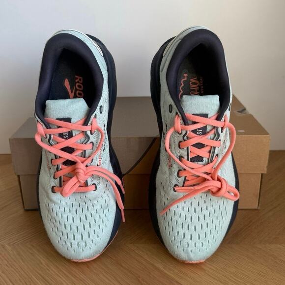 Brooks Ghost 16 Surf Flower/ Floral Women Running Sneakers - SZ 8 - Picture 8 of 14